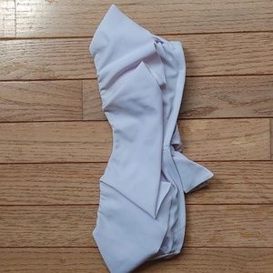 Lavender Ruffle Bikini Top